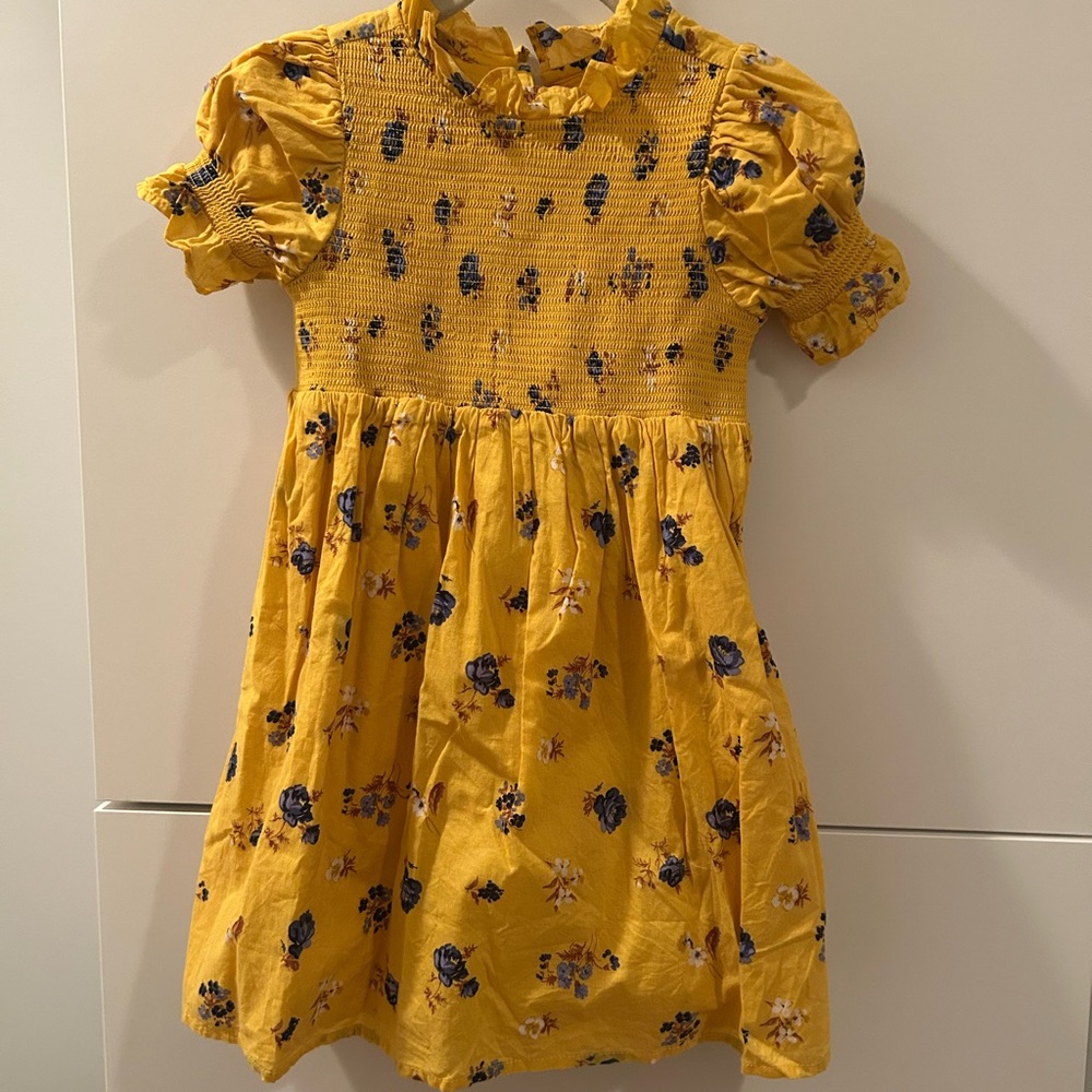 Janie and Jack Yellow Floral Dress